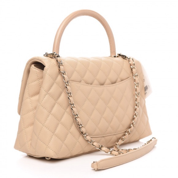 CHANEL Medium Coco Handle in Light Beige - Picture 14 of 14